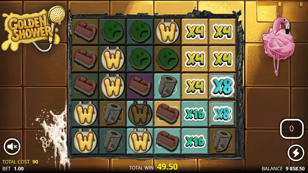 Golden Shower casino Gold Spins with persistent position multipliers accumulating